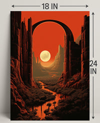 The Enchanted Canyon Poster PosterGoat