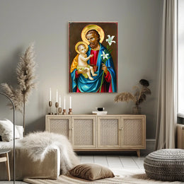 Saintly Iconography Poster