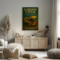 Gaboon Viper Natures Master of Stealth Poster
