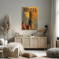 Bruges Architectural Splendor Poster