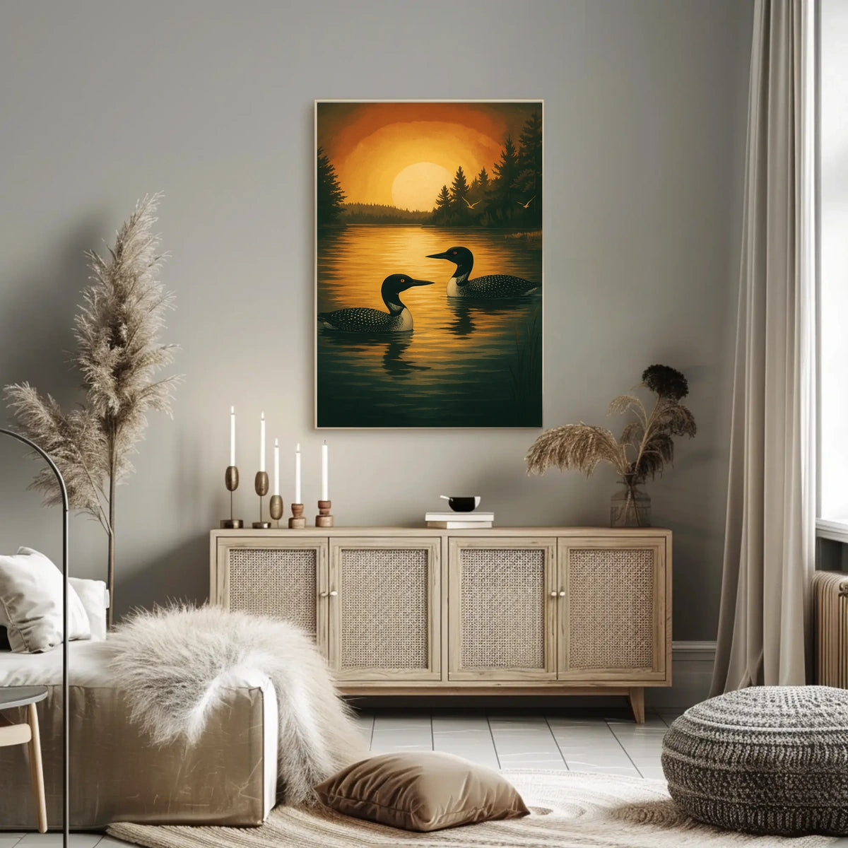 Serenity at Sunset Poster