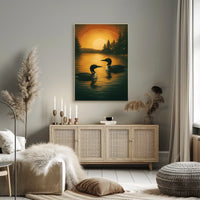 Serenity at Sunset Poster