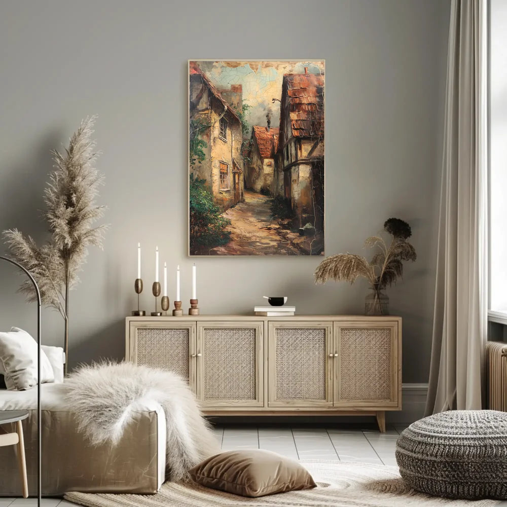Abstract Cosmic Dreamscape Art Poster
