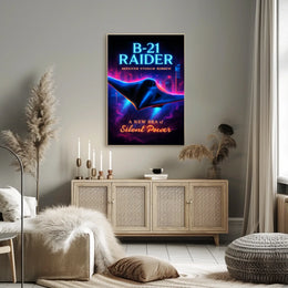 B-21 Raider Silent Power Poster