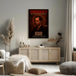 Richard Nixon 37th President of the United States Zombidents Poster Series