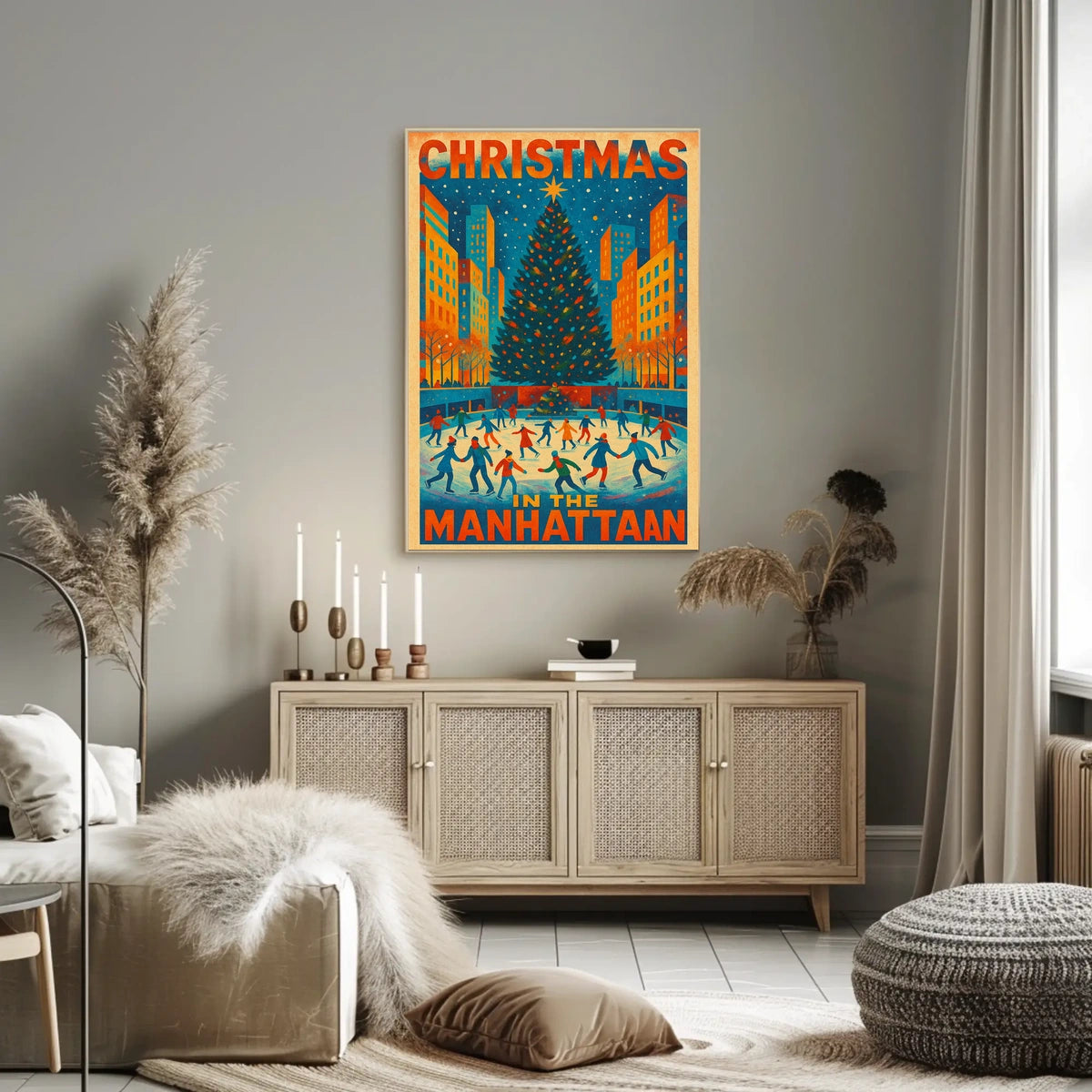 Christmas in Manhattan Poster