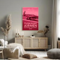 Tuskegee Airmen Collectors Vintage Aviation Poster