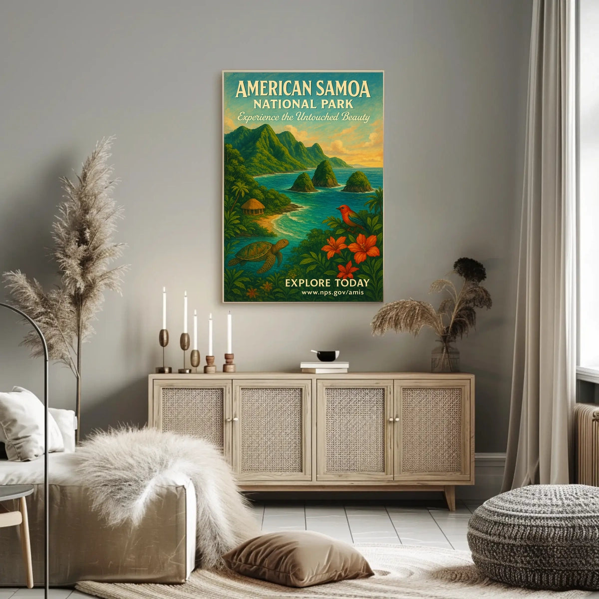Discover American Samoa National Park Poster