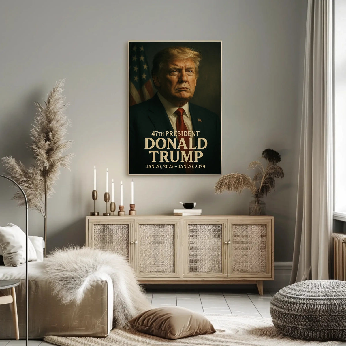 Donald Trump 47th President Poster