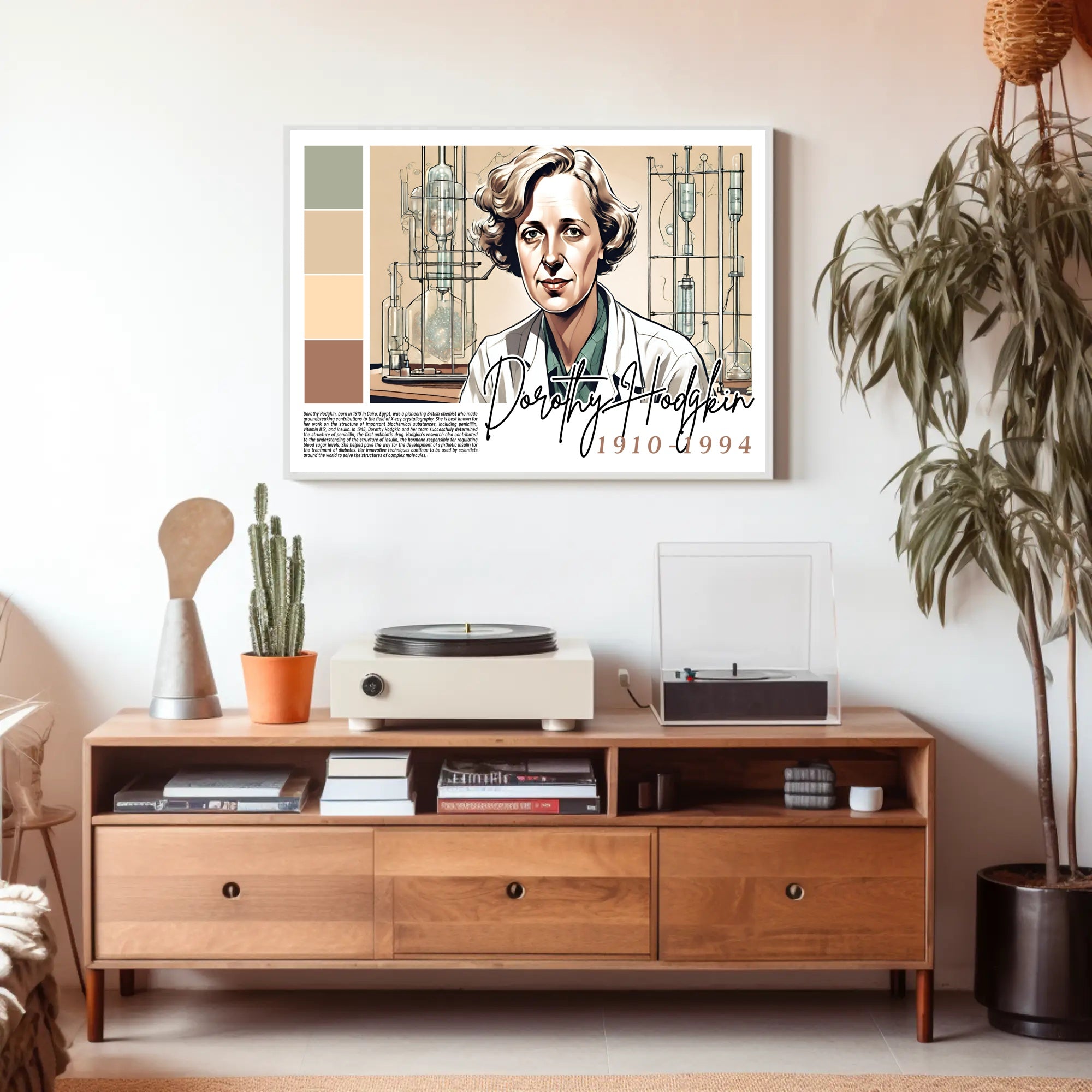 Dorothy Hodgkin Tribute Poster