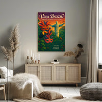 Viva Brazil Experience the Heart of South America Poster
