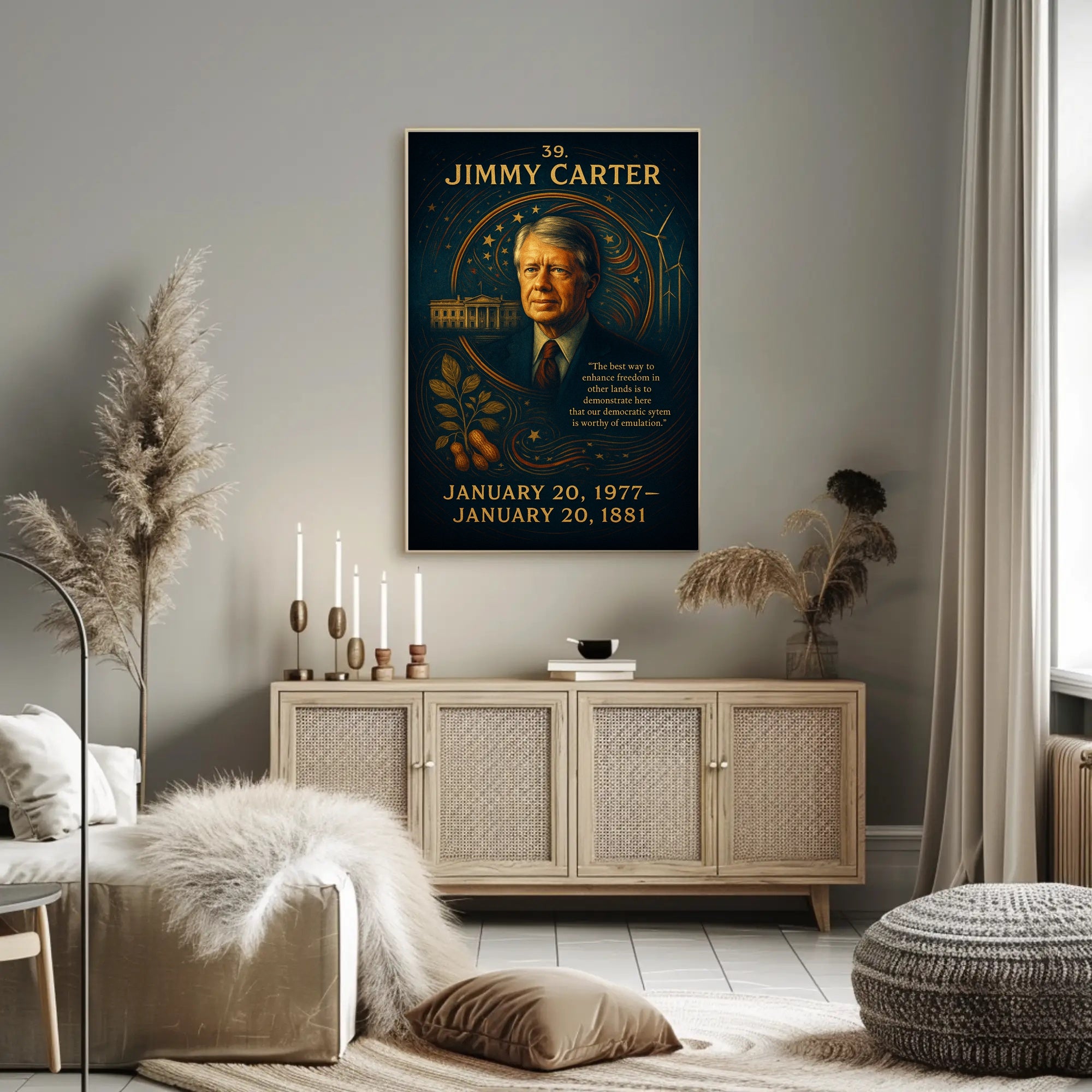 Jimmy Carter Civic Impact Gallery Print Poster PosterGoat