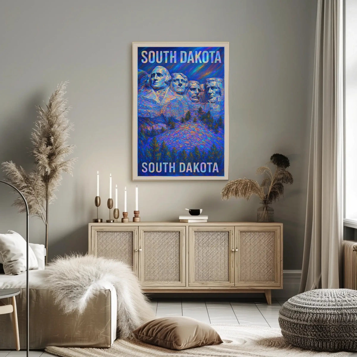 Mount Rushmore In South Dakota Poster