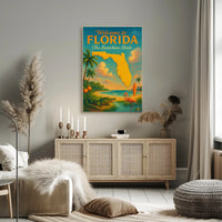 Welcome to Florida The Sunshine State Poster PosterGoat