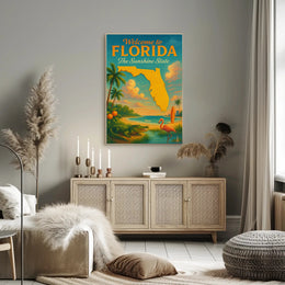 Welcome to Florida The Sunshine State Poster PosterGoat