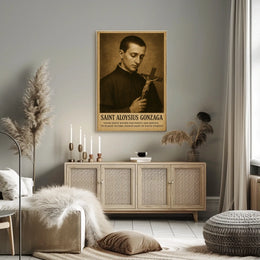 Saint Aloysius Gonzaga Poster