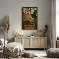 Loose Lips Sink Ships WWII Propaganda Poster