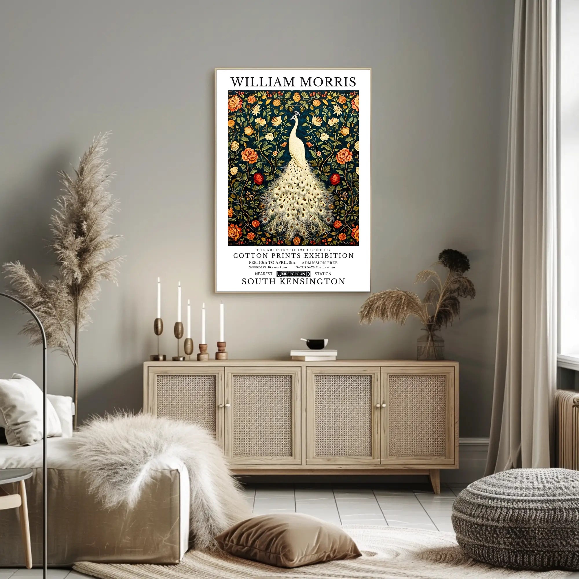 William Morris Vintage Floral Artistic Poster