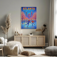Atlanta Southern Snowfall Poster