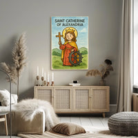 Saint Catherine of Alexandria Poster