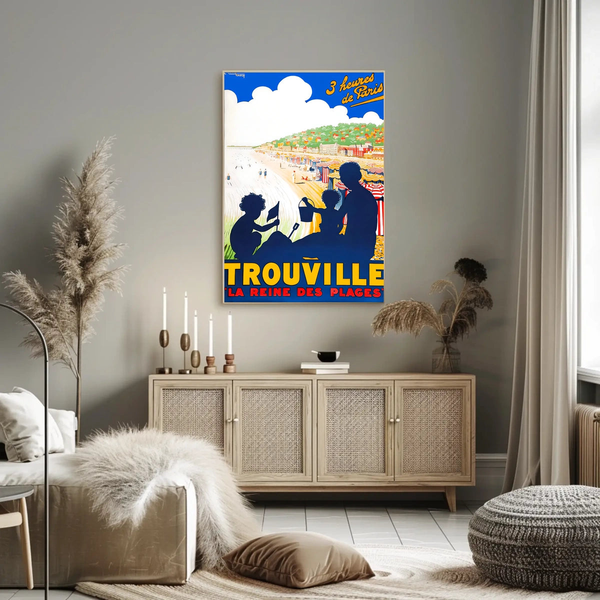 Trouville La Reine Des Plages Poster