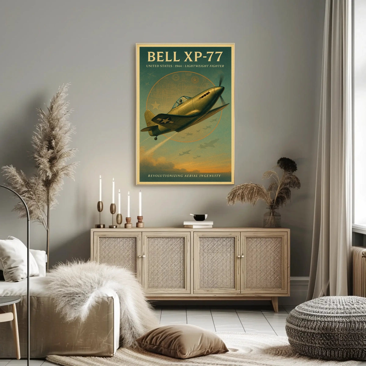 Bell XP-77 Lightweight Fighter Poster