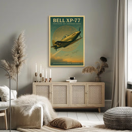 Bell XP-77 Lightweight Fighter Poster