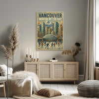 Vancouver Winter By The Bay Poster
