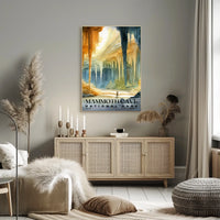 Mammoth Cave Watercolor Wall Art Poster