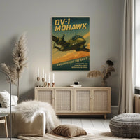 OV-1 Mohawk Engineering the Skies Poster