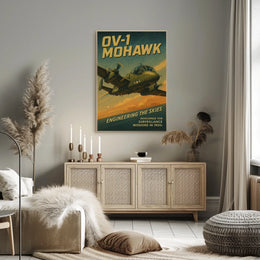 OV-1 Mohawk Engineering the Skies Poster