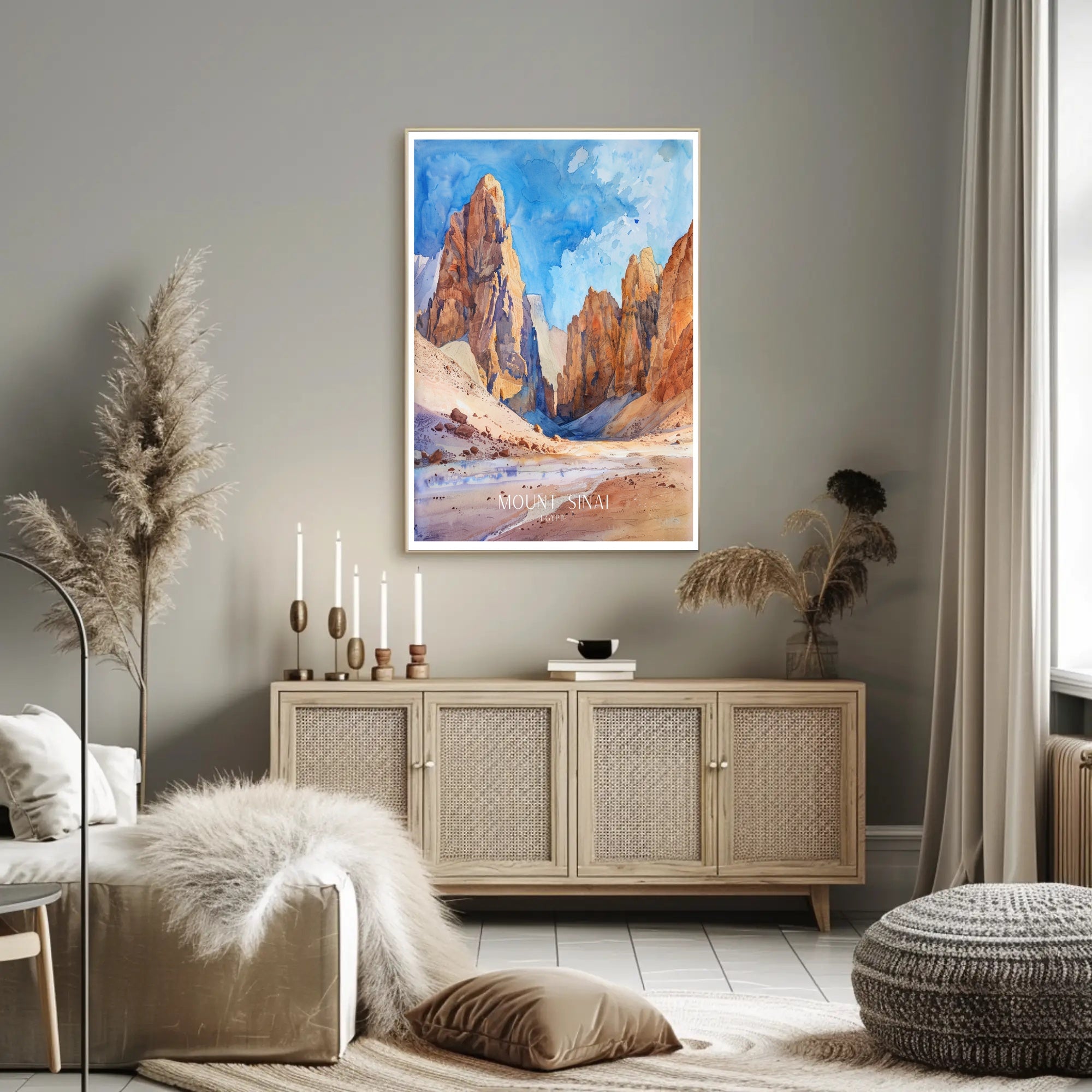 Mount Sinai Landscape Poster PosterGoat