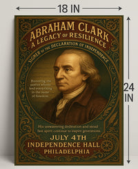 Revolutionary Patriot at Independence Hall Historical or Presidential Poster