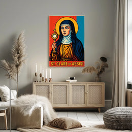 St. Clare of Assisi Poster