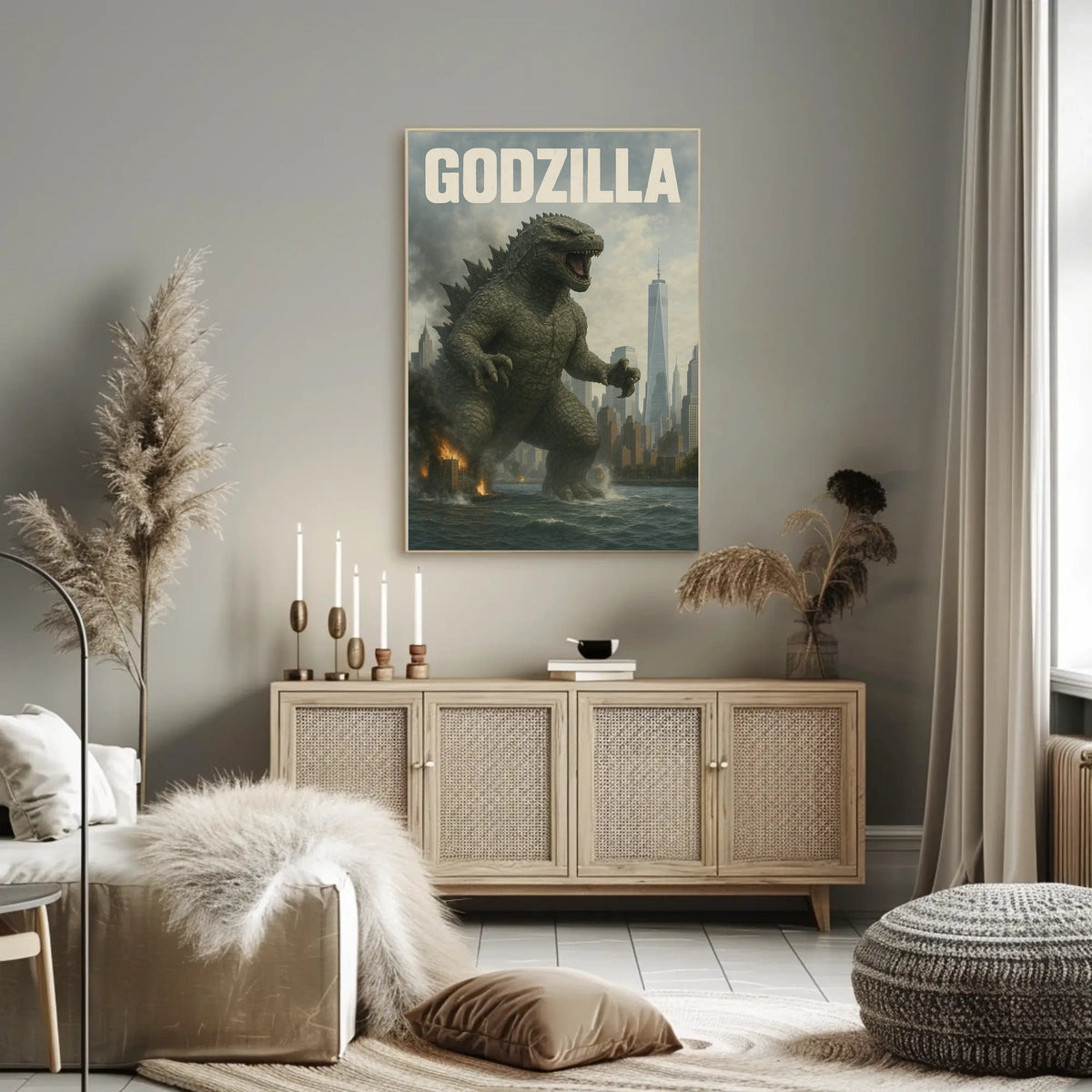 Godzilla Strikes the City Poster