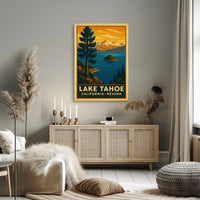 Lake Tahoe Scenic Poster