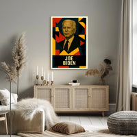Joe Biden 46th President of the United States Abstract Pop Poster