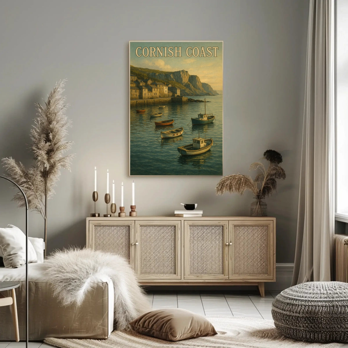 Cornish Coast Poster
