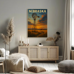 Nebraska Landscape Poster