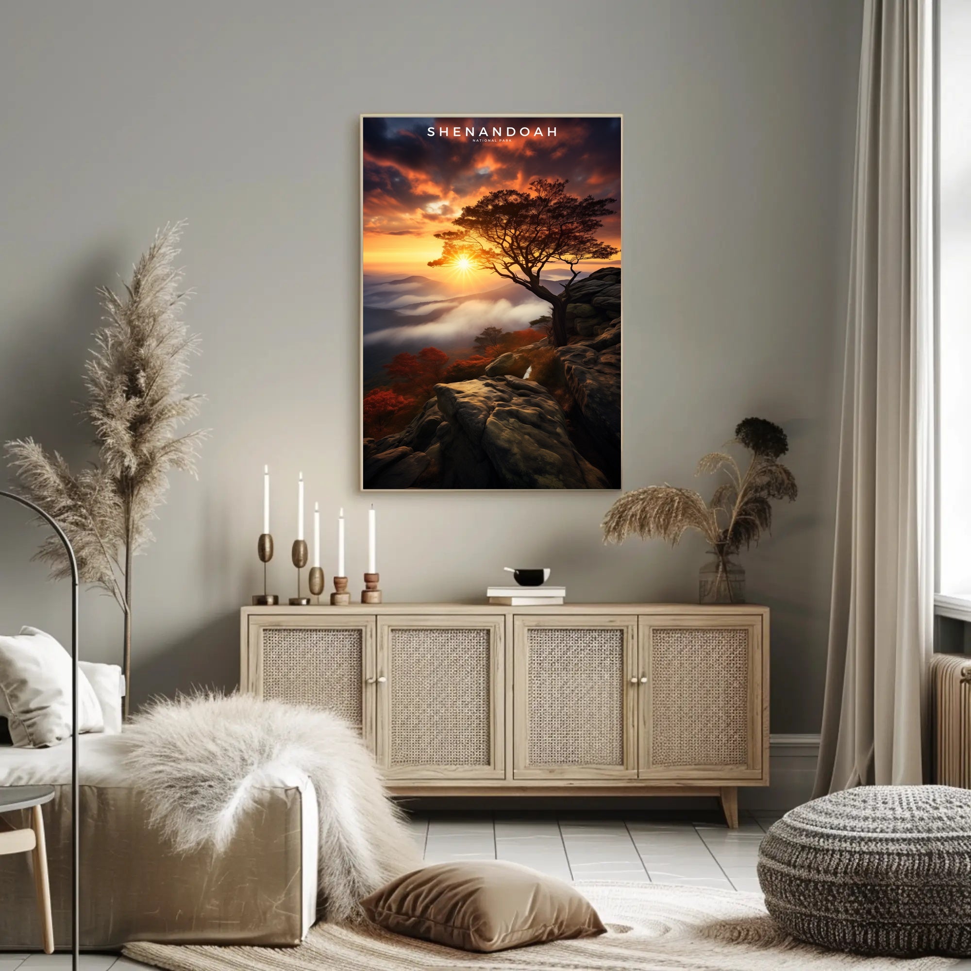 Shenandoah National Park Sunset Poster Print