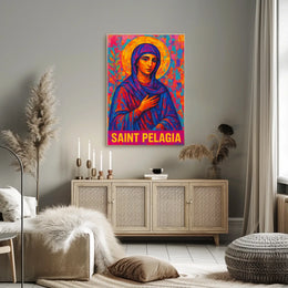 Saint Pelagia Poster