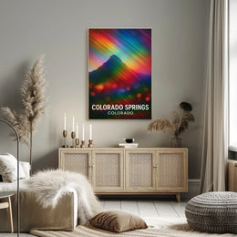 Colorado Springs Vivid Landscape Poster