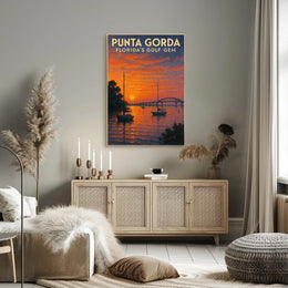 Punta Gorda FloridaS Gulf Gem Poster