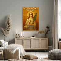 Saint Agnes of Rome Poster PosterGoat