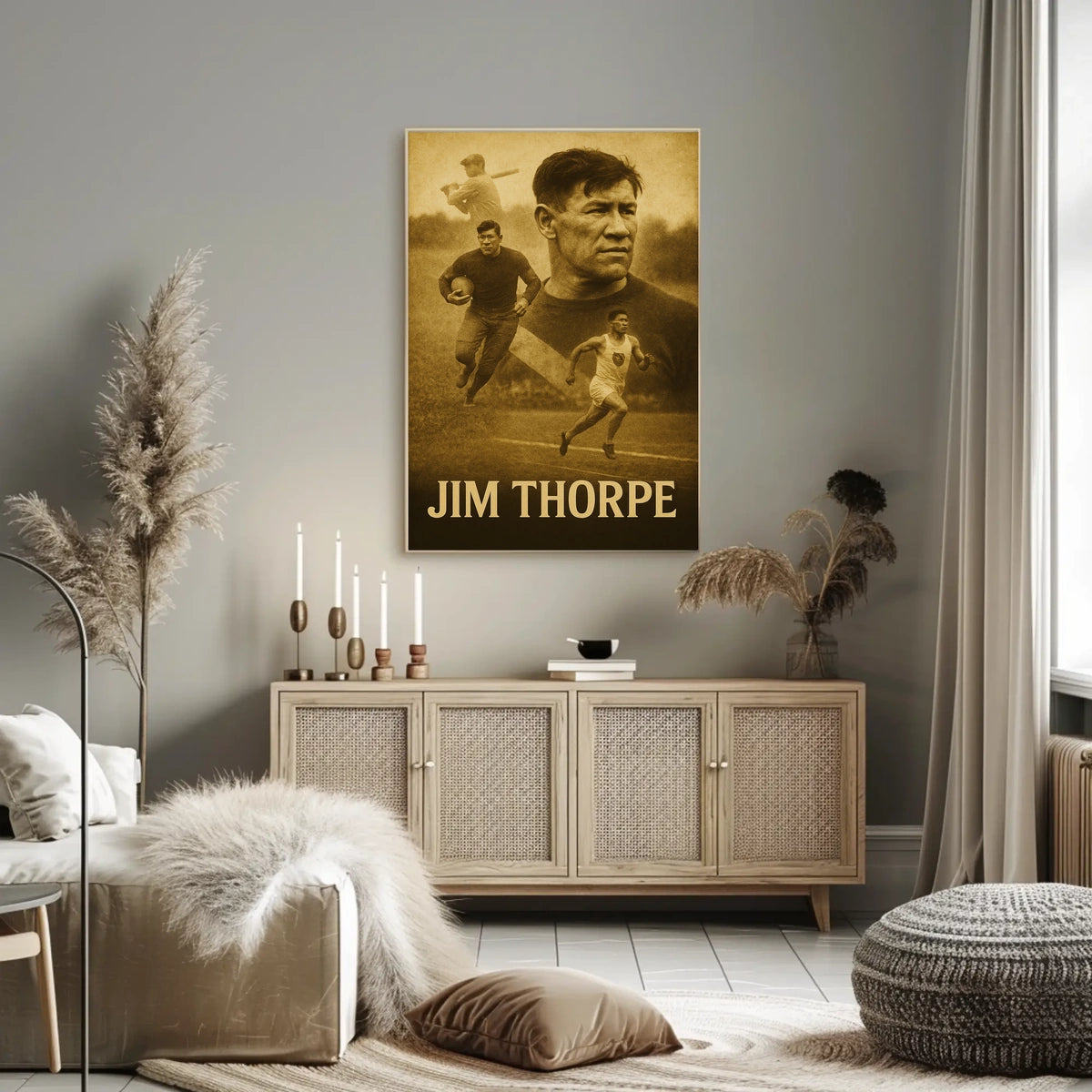 Jim Thorpe A Legendary Athlete Poster