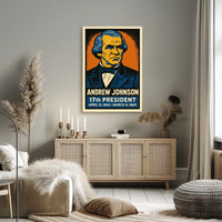 Andrew Johnson 17th President Poster