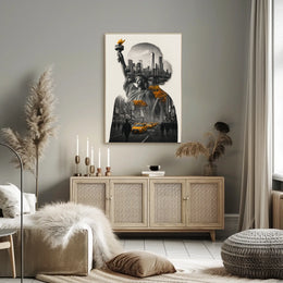 Urban Silhouette New York City Poster