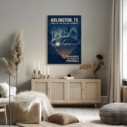 Arlington, TX Home of the Dallas Cowboys Poster
