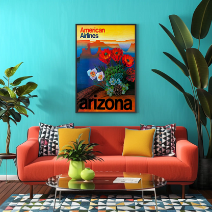 American Airlines Arizona Travel Poster