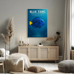 Blue Tang Jewel Of The Ocean Poster